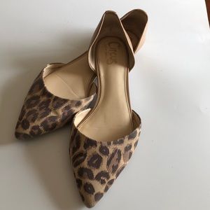 Sam Edelman circus leopard  d’orsay flats